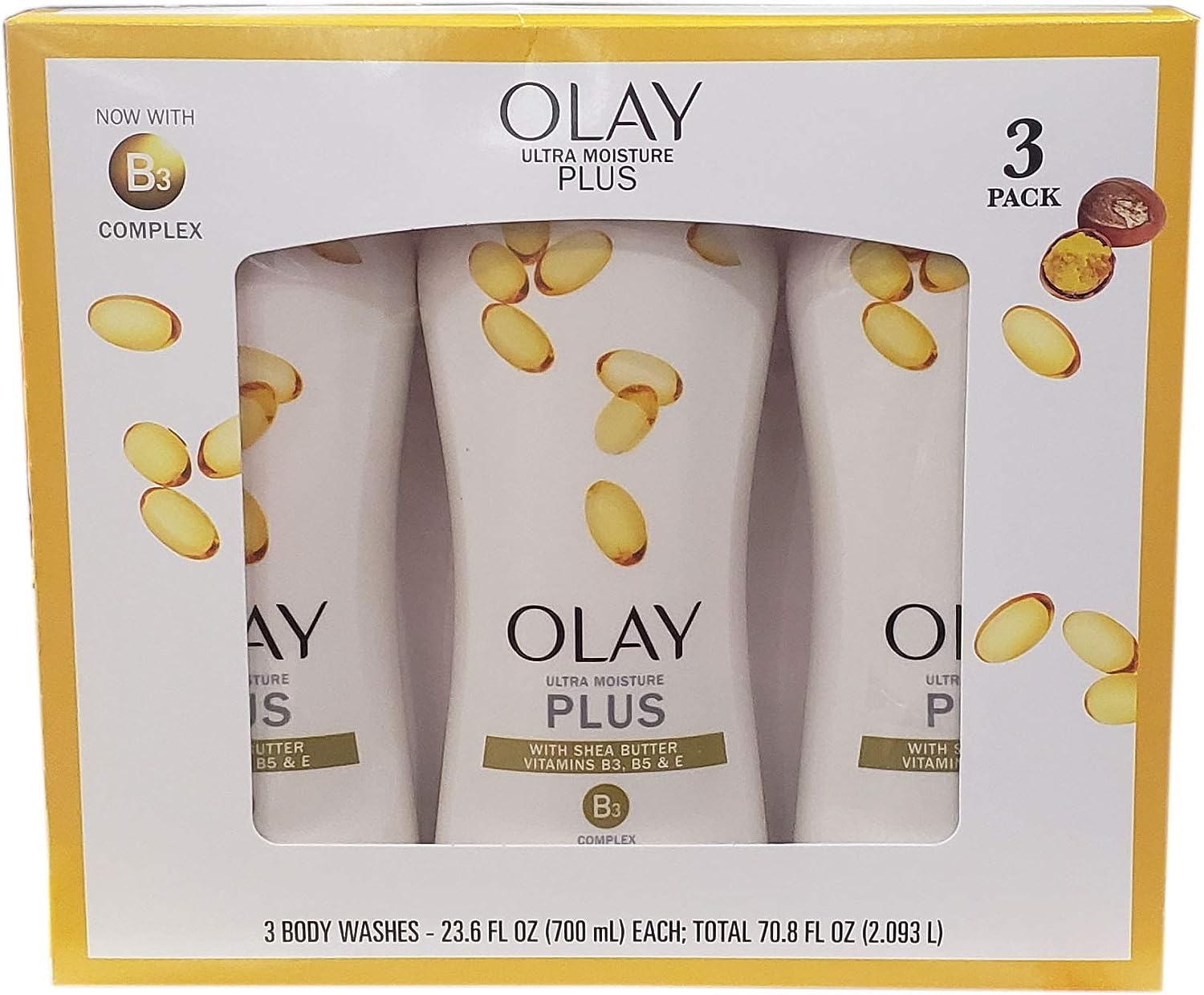 Esupli.com  Olay Ultra Moisture Plus Body Wash 23.6 , 3 Pack