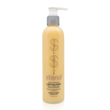 Simply Smooth Xtend Keratin Replenishing Calming Balm Smoothing Or Curling Balm 1-Day Frizz Free Blowout Treatment Keratin & Collagen Infused To Repair Dry, Damaged, Unmanageable Hair 8.5
