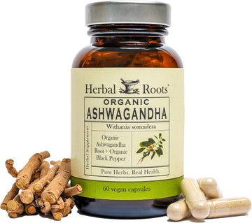 Herbal Roots Ashwagandha Capsules | Extra Strength 1,000mg per Serving
