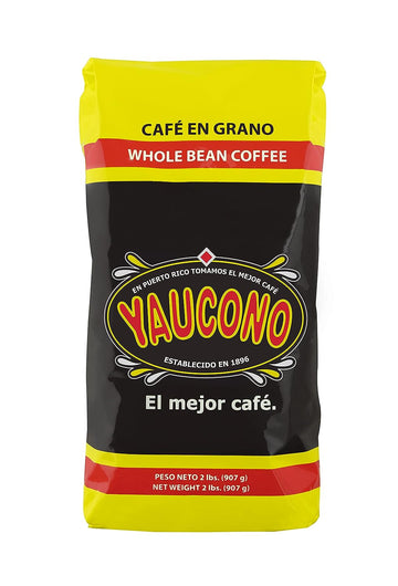 Yaucono Whole Bean Coffee in Bag, (Pack of 1)