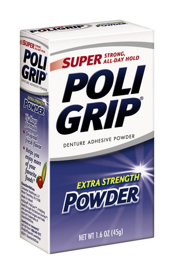 Super Poli-Grip 07801 Denture Powder (Pack of 6)