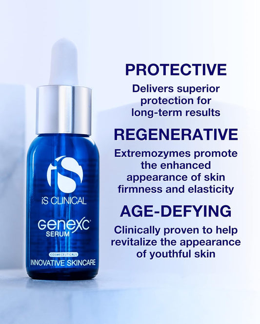 iS CLINICAL GENEXC SERUM, Vitamin C Serum, Antioxidant serum for face; Promotes cell regeneration, Youthful looking skin