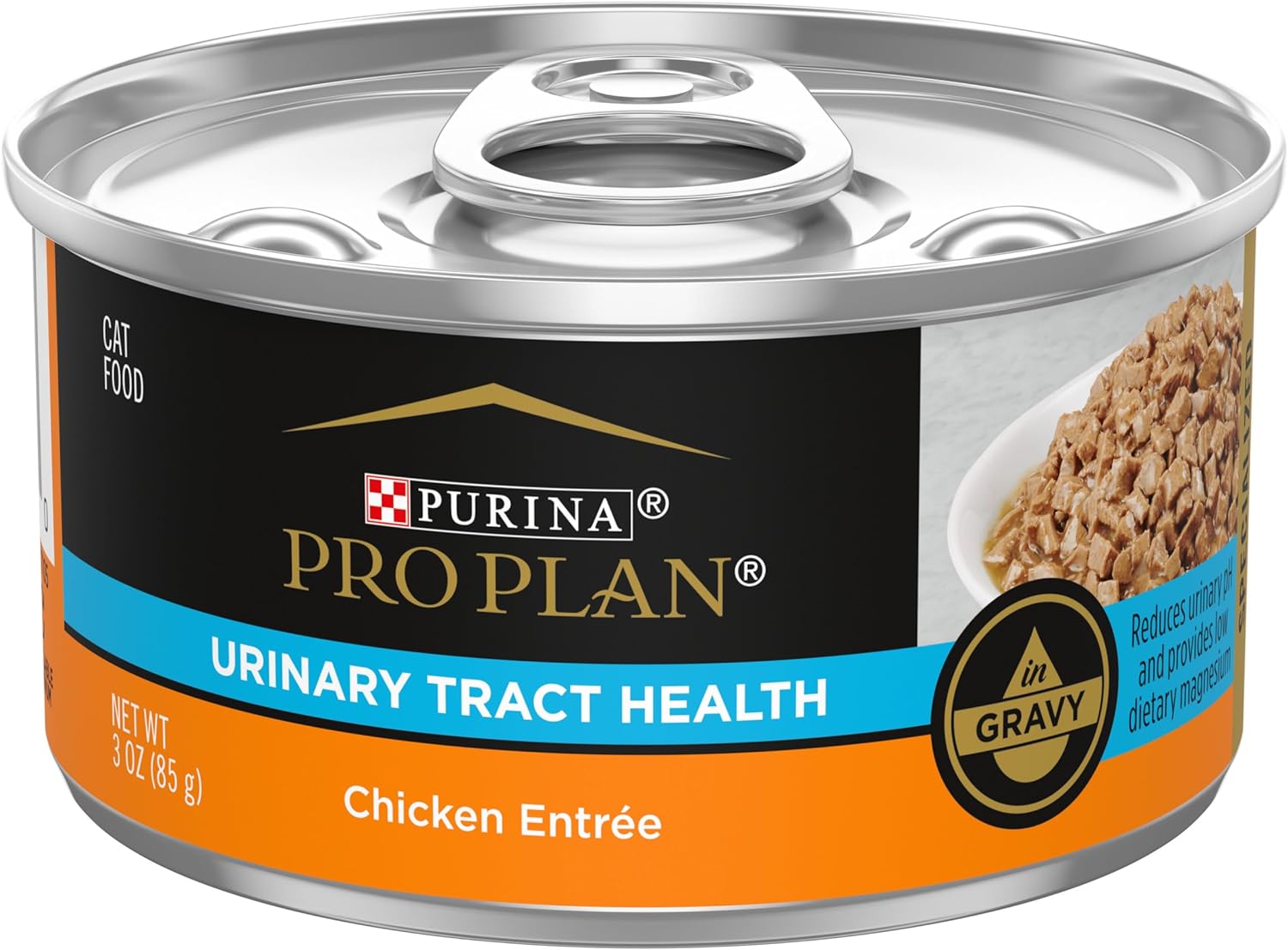 Purina Pro Plan Urinary Tract Cat Food Gravy, Urinary Tract Health Chicken Entree - 3 oz. Pull-Top Can