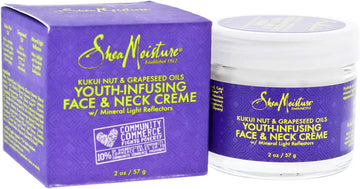 Shea Moisture Kukui Nut & Grapeseed Oils Youth-infusing Face & Neck Cream for Unisex, 2