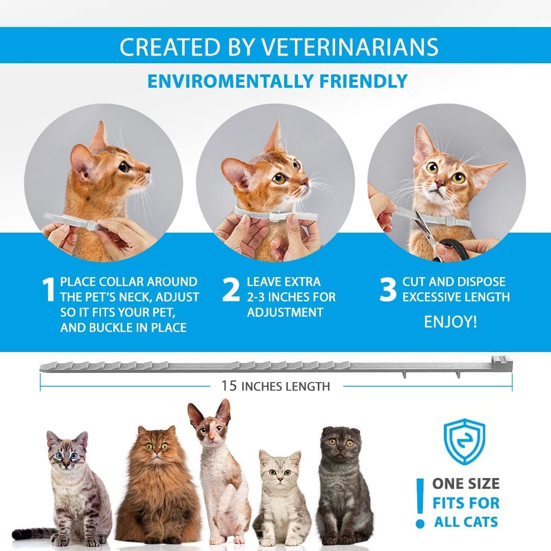 Fleebs Cat Collar 8-Month Validity Period with N?tur?l Essen