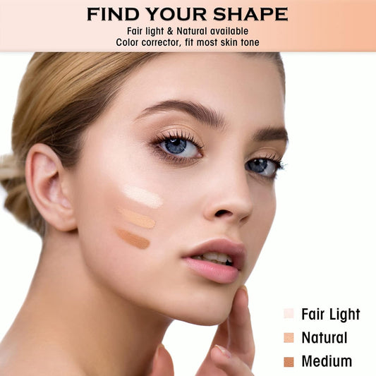 SIAMHOO CC Cream Foundation with Spf 50+ Full Coverage Foundation Makeup Color Corrector Even Skin Tone, 1.58 ./ 45 (Fair Light)