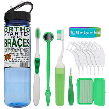 Platypus Ortho Starter Kit For Braces with Athletic Bottle