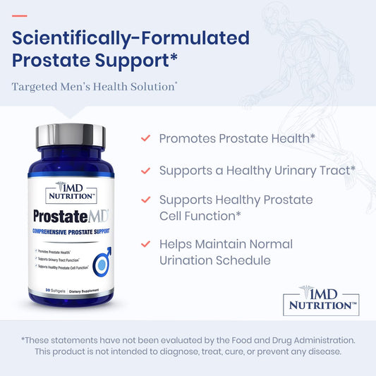 1MD Nutrition ProstateMD Saw Palmetto Prostate Support Supplement - Su