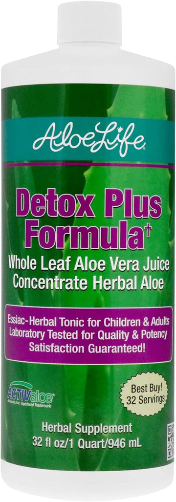 Aloe Life ? Detox Plus Formula, Aloe-Based Detox Supplement, Aloe Vera