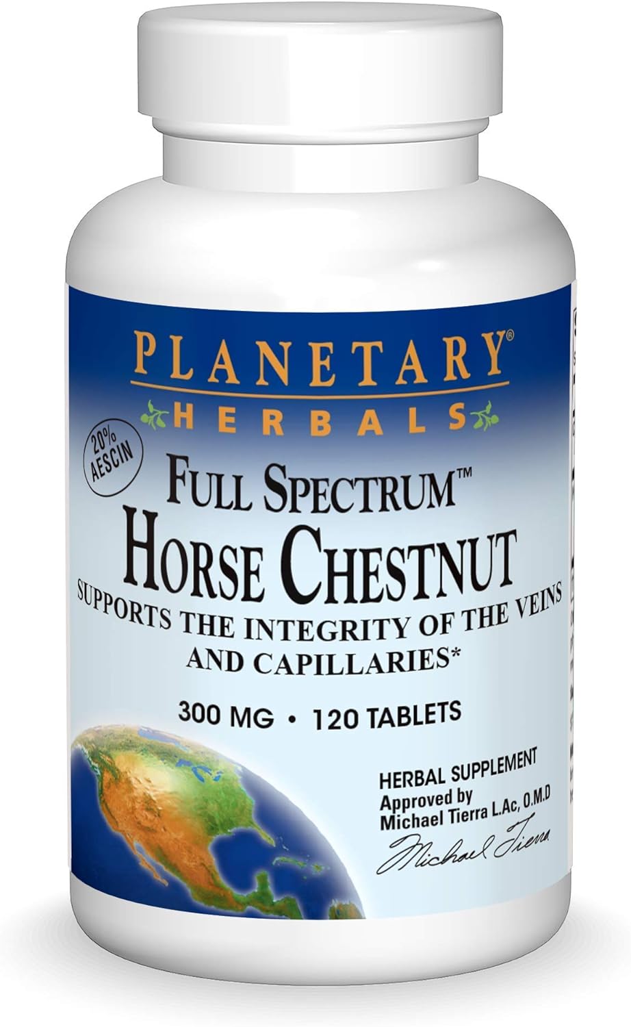 Planetary Herbals Full Spectrum Horse Chestnut, Supports The Integrity