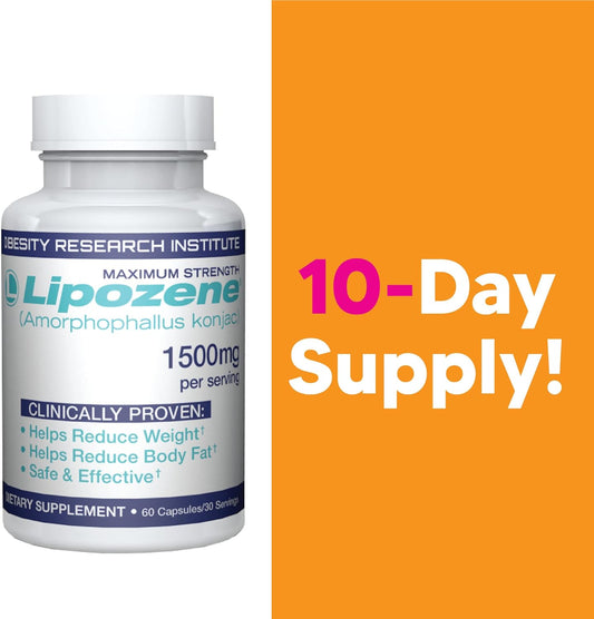 Lipozene Diet Pills - Weight Loss Supplement - Appetite Suppressant- 11.76 Ounces