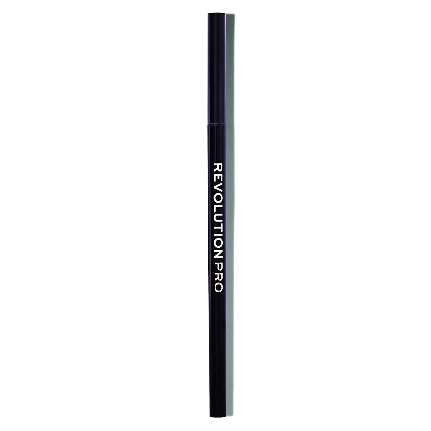 Revolution Pro Microblading Precision Eyebrow Pencil, Dual Ended Brow Pencil with Spoolie, For Dark Brunette Hair, Vegan & Cruelty-Free, Dark Brown