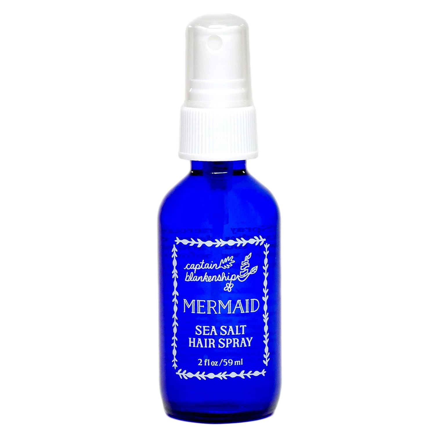 Captain Blankenship Mermaid Sea Salt Hair Spray, All Hair Types, Texturizing and Volumizing, Organic, Paraben Free, 2  Spray Bottle, 1 Count