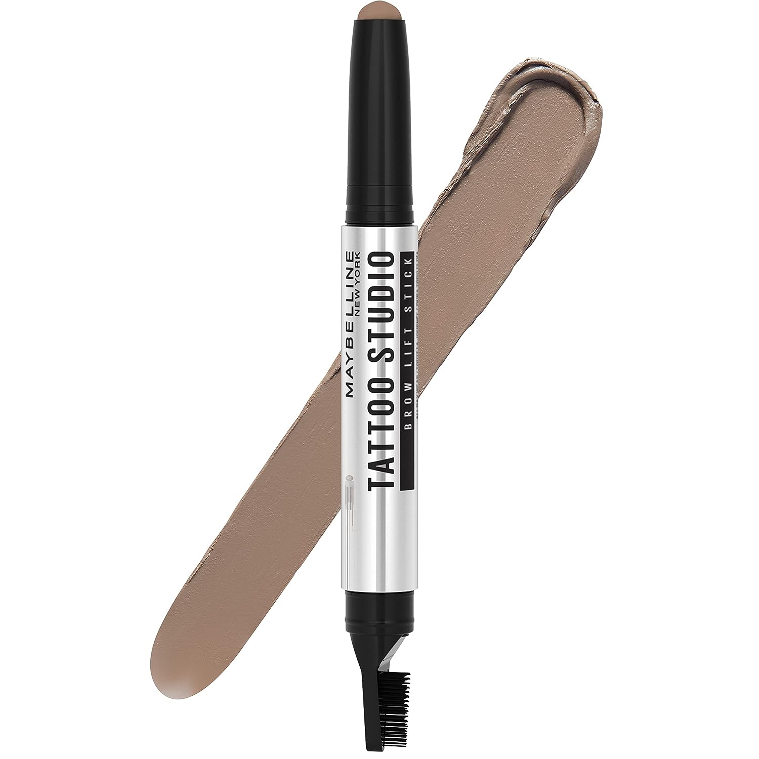 Maybelline New York TattooStudio Brow Lift Stick Makeup with Tinted Wax Conditioning Complex, Blonde, 1 Count