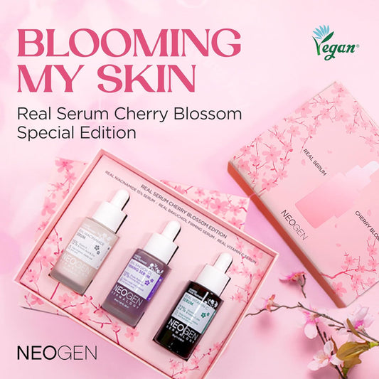 Neogen Dermalogy Real Serum Collection - Niacinamide, Vitamin C, Retinol, Bakuchiol, Panthenol, Peptide to combat acne, pigmentation, wrinkles, dry skin, dullness - Korean Skin Care