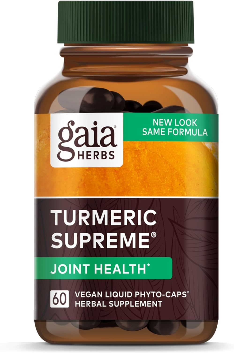 Gaia Herbs Turmeric Supreme Joint Health - Joint Support Supplement - With Quercetin,Black Pepper,Boswellia,Ginger Root,Curcuminoids,&More