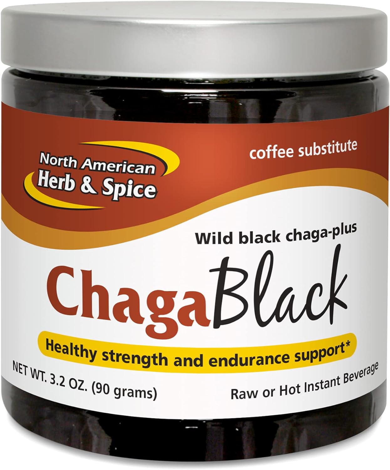 NORTH AMERICAN HERB & SPICE ChagaBlack Tea - 3.2 oz. - Chaga Wild Mush