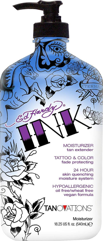 Ed Hardy INK Tattoo & Color Fade Moisturizer Tan Extender 18.75