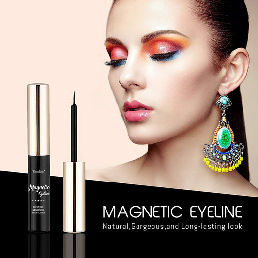 Cuckoo Magnetic Eyeliner Black Eyeliner 3 Bottle Eyeliner,Upgraded Magnetic Lash Liner,Waterproof and Smudge Resistant Magnetic Liner