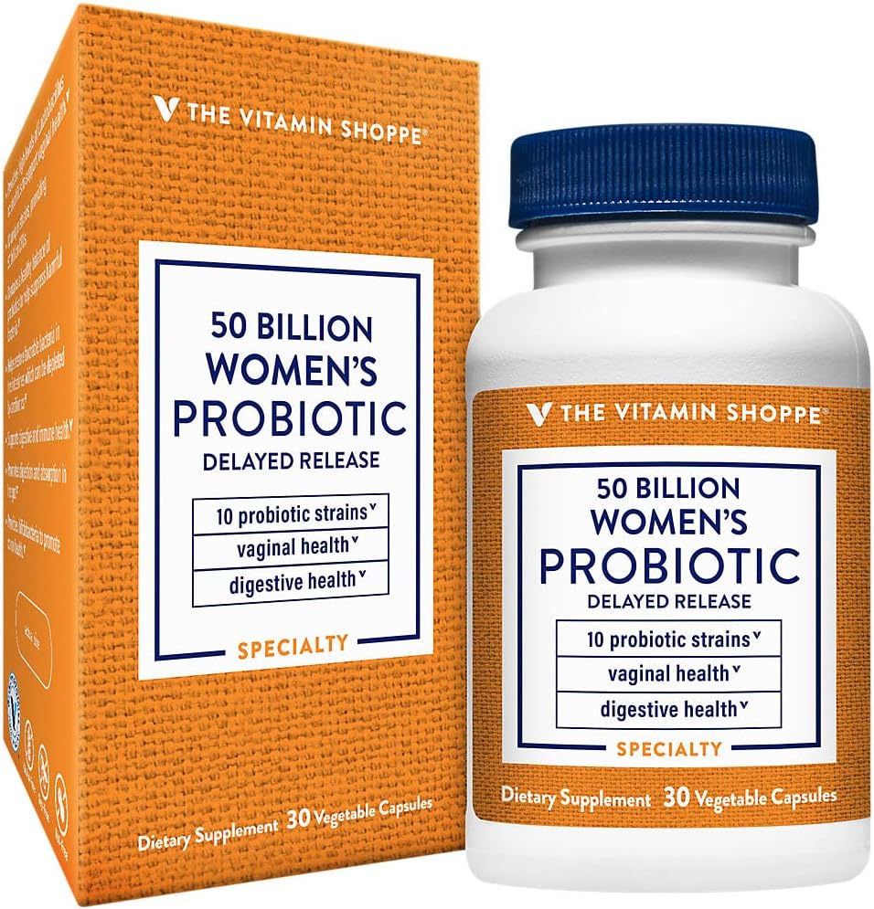 The Vitamin Shoppe Women'S Probiotic Delayed Release 50 Billion - With1.76 Ounces