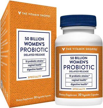 The Vitamin Shoppe Women'S Probiotic Delayed Release 50 Billion - With1.76 Ounces