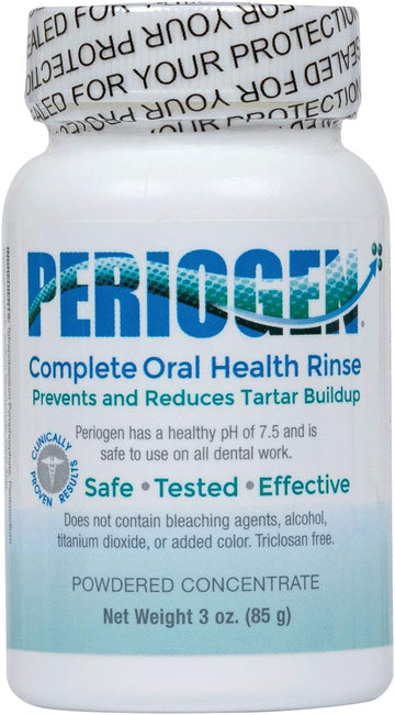 Periogen Complete Oral Health Rinse - The Only Product in The World Clinically Proven to Reduce Dental Tartar Buidup That is The Cause of Red, Sore, or Bleeding Gums