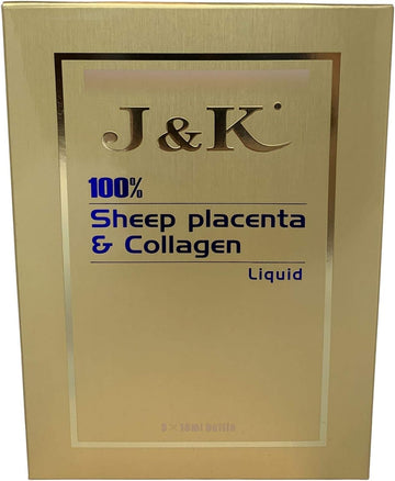 J&K 100% Sheep Placenta Extract and Collagen Anti-Aging Liquid Australian Made