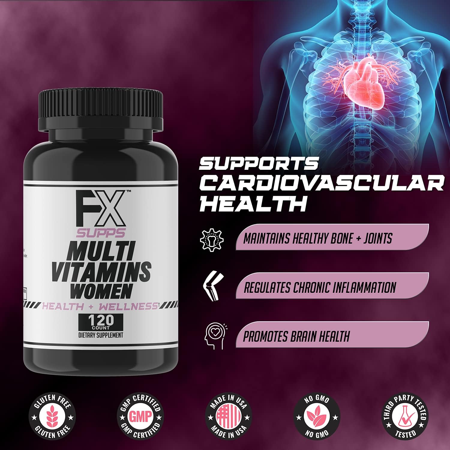  Multivitamin for Women with Vitamin C, Vitamin D, Vitamin E