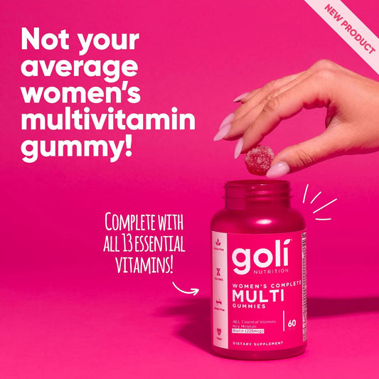 Goli Womens Multivitamin Gummies - 120 Count - All 13 Essential Vita
