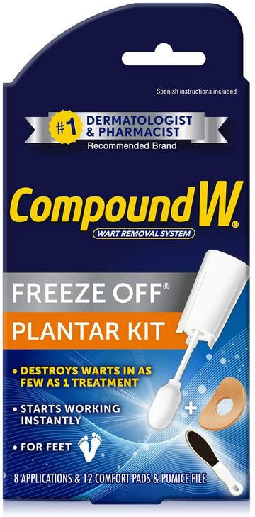Compound W Freeze Off Plantar Wart Remover Kit, 8 Applications
