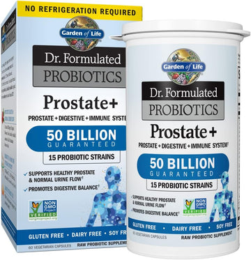 Garden Of Life - Dr. Formulated Probiotic Supports Healthy Prostate + - Acidophilus & Digestive Balance - Gluten, Dairy And Soy-Free