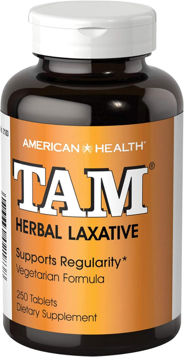 American Health Dietary Fiber Supplements, Tam Herbal Laxative, 250 Co6.24 Ounces