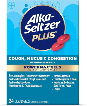 Alka-Seltzer Plus Maximum Strength Cough, Mucus & Congestion