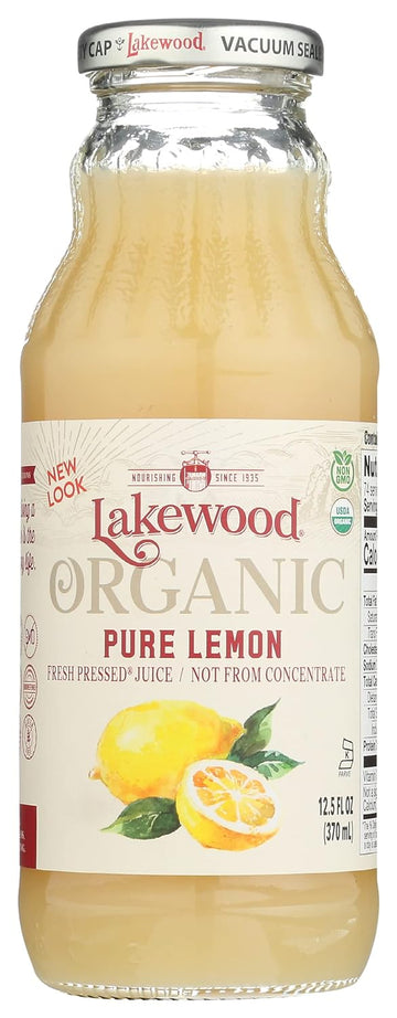 Lakewood, Organic Lemon Juice, 12.5 oz