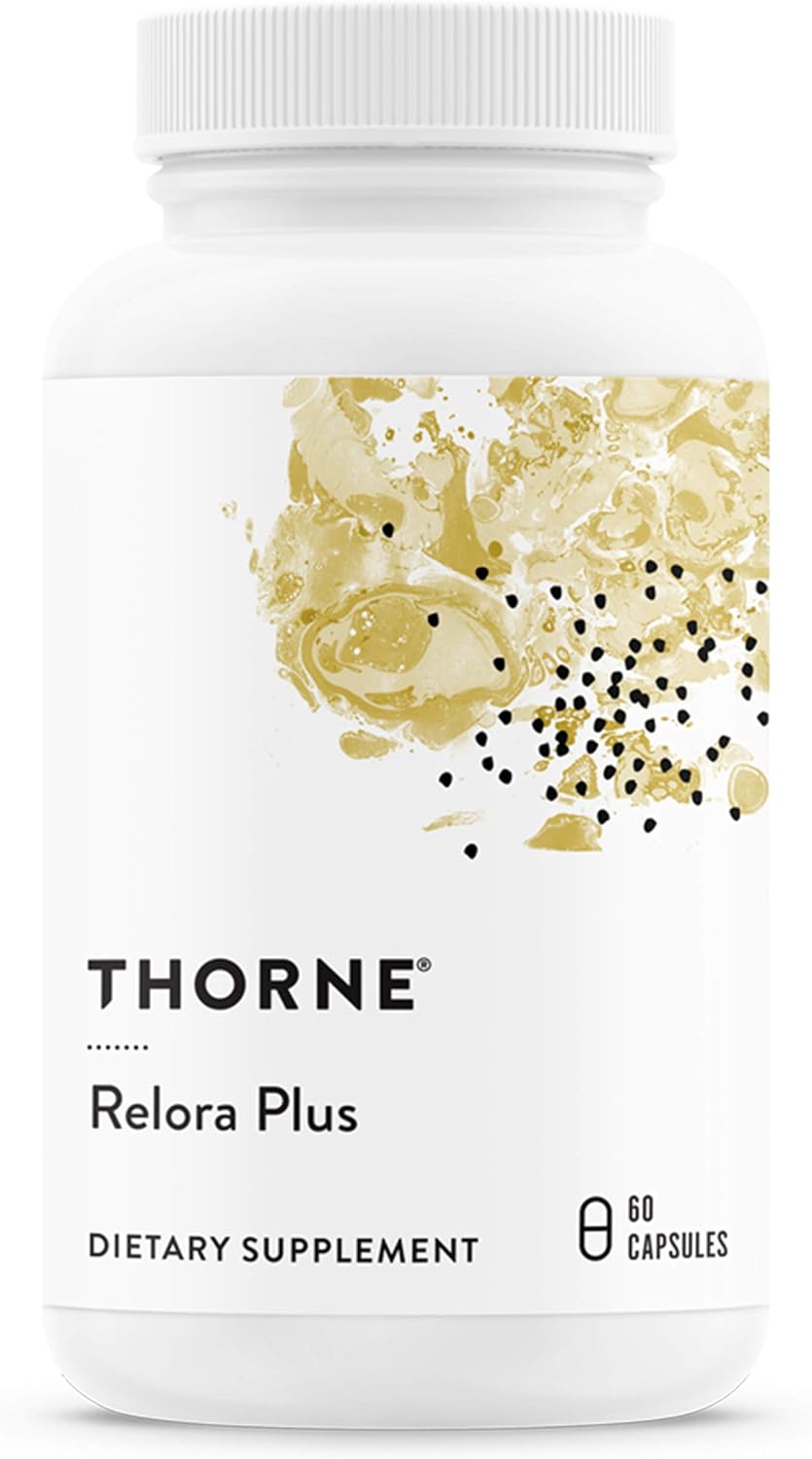 Thorne Relora Plus - Blend of Botanicals with 6 B Vitamins to Support Restful Sleep, Balances Cortisol and DHEA Levels - 60 Capsules - 30 Servings