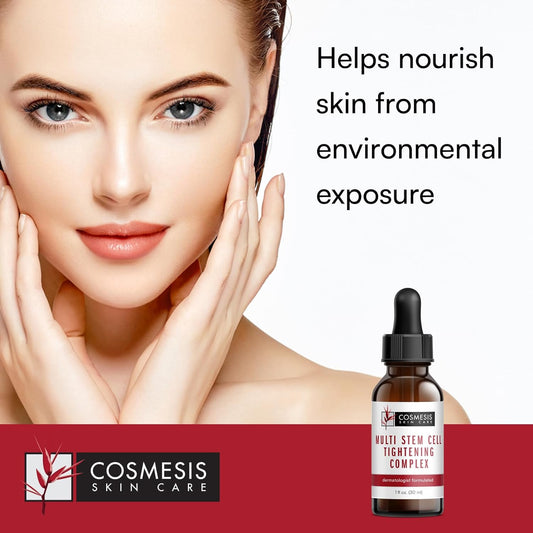 Multi Stem Cell Skin Tightening Complex - Boosts Hydration, Firms Skin, Reduces Wrinkles & Protects from Environmental Exposure - 1