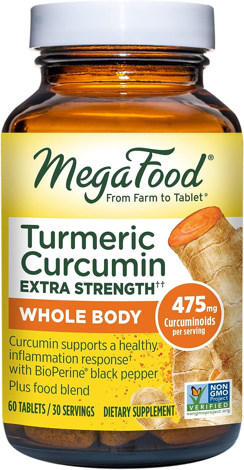 MegaFood Turmeric Curcumin Extra Strength - Whole Body - Turmeric Curc