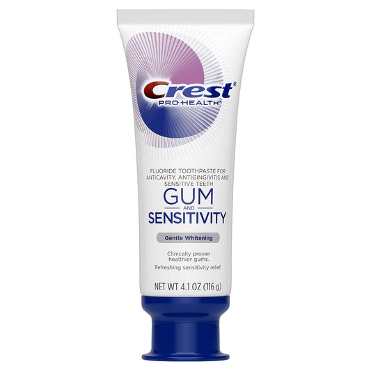 Crest Pro-Health Gum and Sensitivity, Sensitive Toothpaste, Gentle Whitening, 4.1