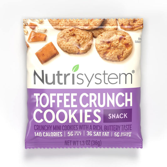 Nutrisystem? Toffee Crunch Cookies, 36ct, Guilt-Free Snacks to Support1.27 Ounces