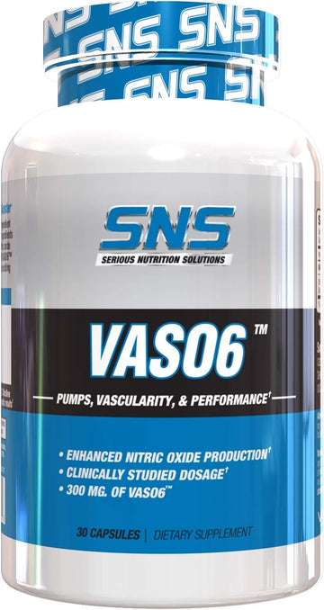  Serious Nutrition Solution Vas06, White, 30 Count : Health 