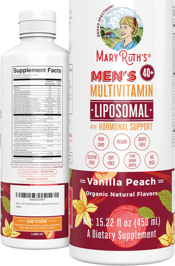 Men'S 40+ Multivitamin Liposomal With Hormonal Support By Maryruth'S E