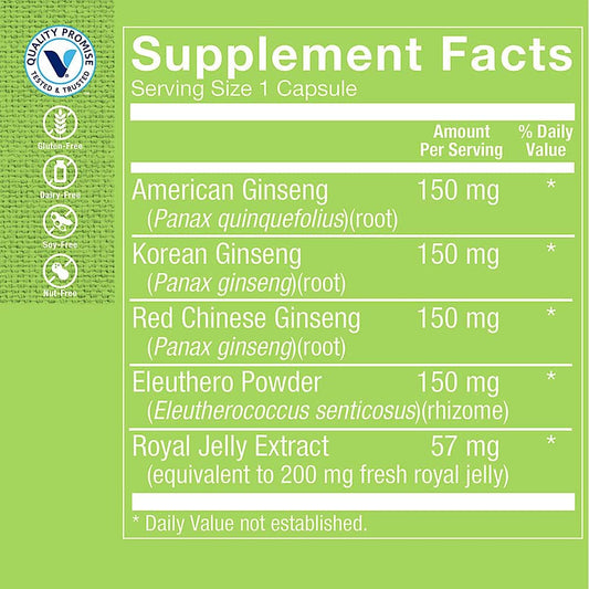 The Vitamin Shoppe Ginseng Complex - Apoptogenic Herb to Support Energ