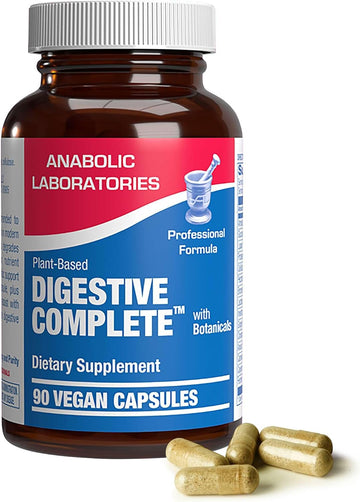 Digestive Enzymes for Women and Men - 90 Vegan Capsules - Digestive En1.6 Ounces