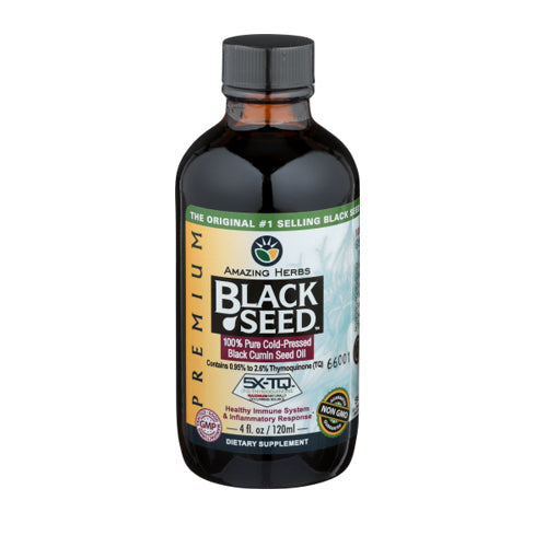 Black Seed Oil 4 Oz By Amazing Herbs