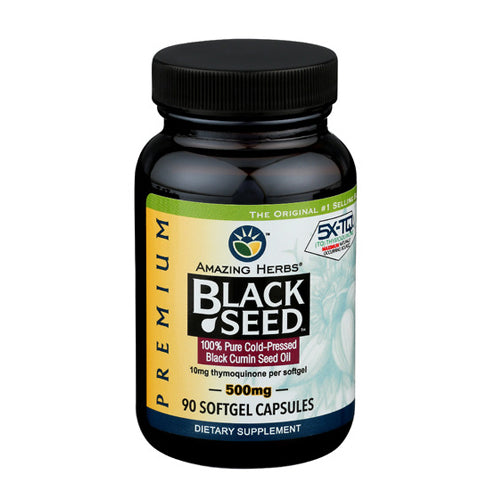 Black Seed 90 Sftgl By Amazing Herbs