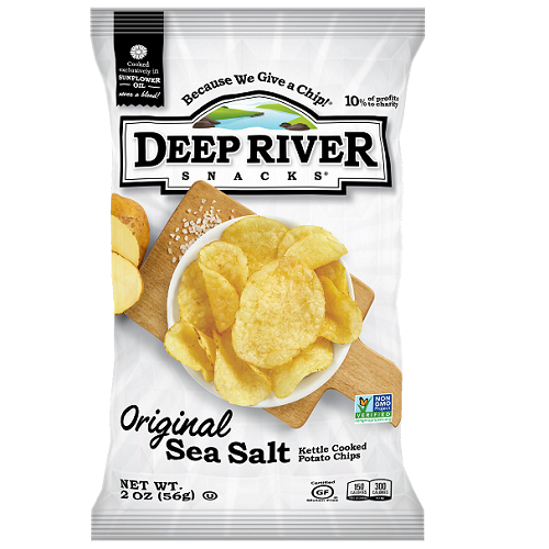 Original Sea Salt Kettle Chips,  24 Ct