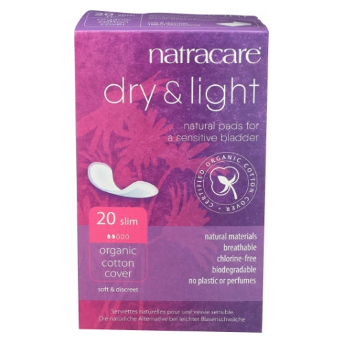 Dry & Light Pads 20 Pads By Natracare