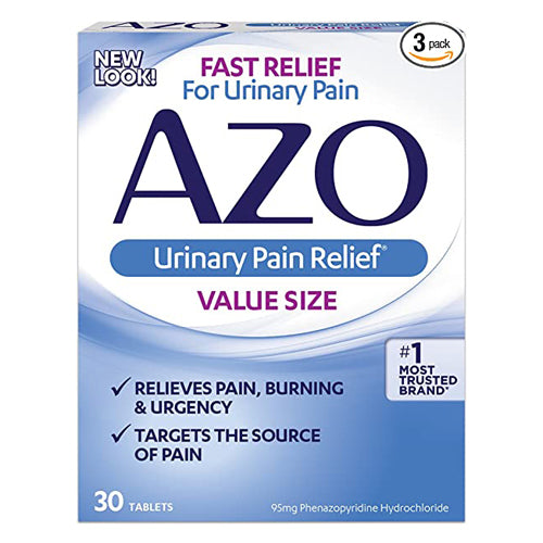 Azo Standard Urinary Pain Relief Count of 30 By Azo