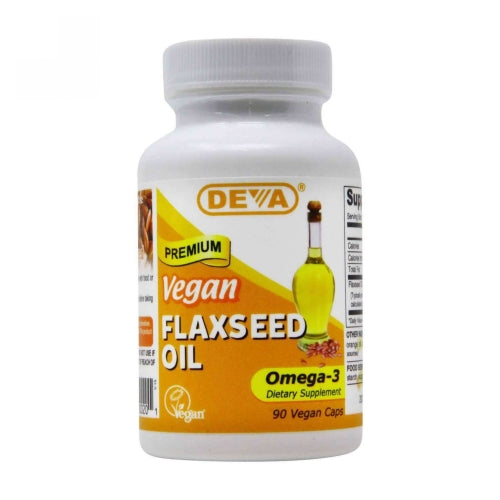 Flaxseed Oil 90 Vcap By Deva Vegan Vitamins