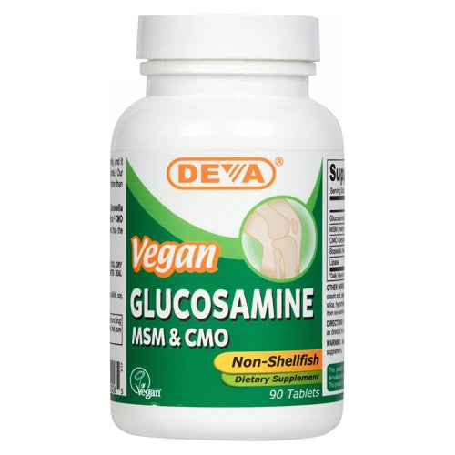 Vegan Glucosamine MSM-CMO 90 Tab By Deva Vegan Vitamins